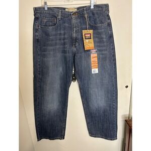 Wrangler Jeans Co Loose Straight Fit 38x30‎ Denim Pants Blue Menswear